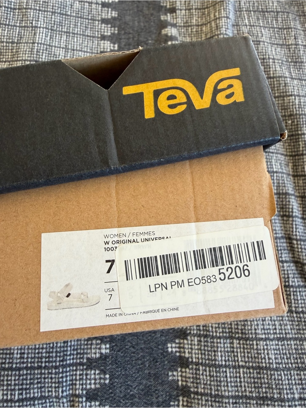Teva Women's Original Universal Sandal, Bright White, 7 M US